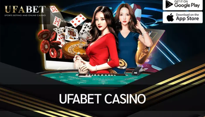 รูปหน้าปกบทความ UFABET CASINO ภาพดีลเลอร์สาวสวยขณะแจกไพ่บนโต๊ะเดิมพัน