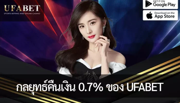 รูปภาพหน้าปกบทความกรณีศึกษากลยุทธ์คืนเงิน 0.7% ของ UFABET ส่งเสริมการมีส่วนร่วมและผลกำไร